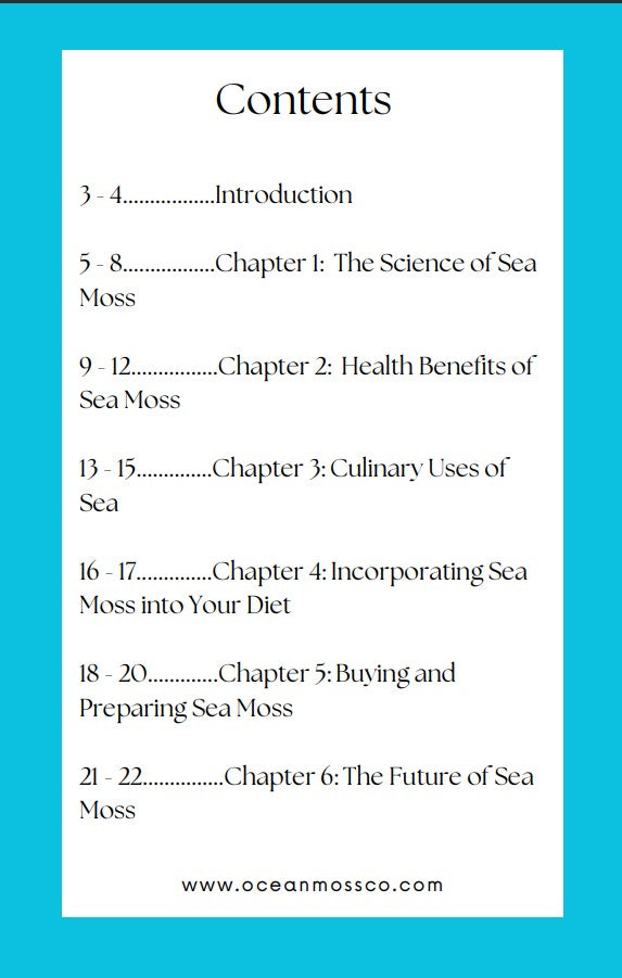 Your Complete Guide to Sea Moss - Beginners' Edition (eBook)